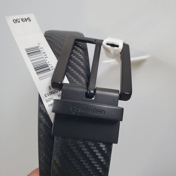 Calvin Klein Reversible Synthetic Leather Belt Men Size Medium NWT - Picture 4 of 8